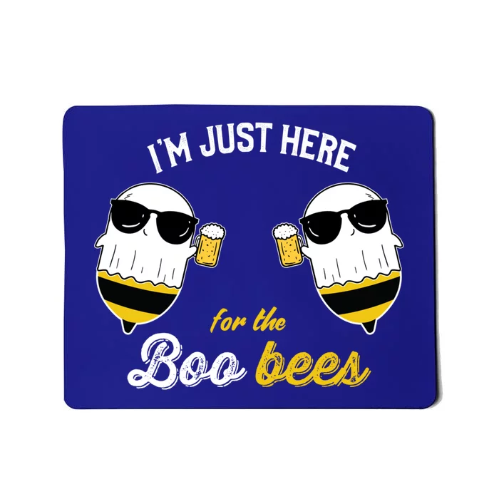 I'm Just Here For The Boo Bees Halloween Ghost Gift Mousepad