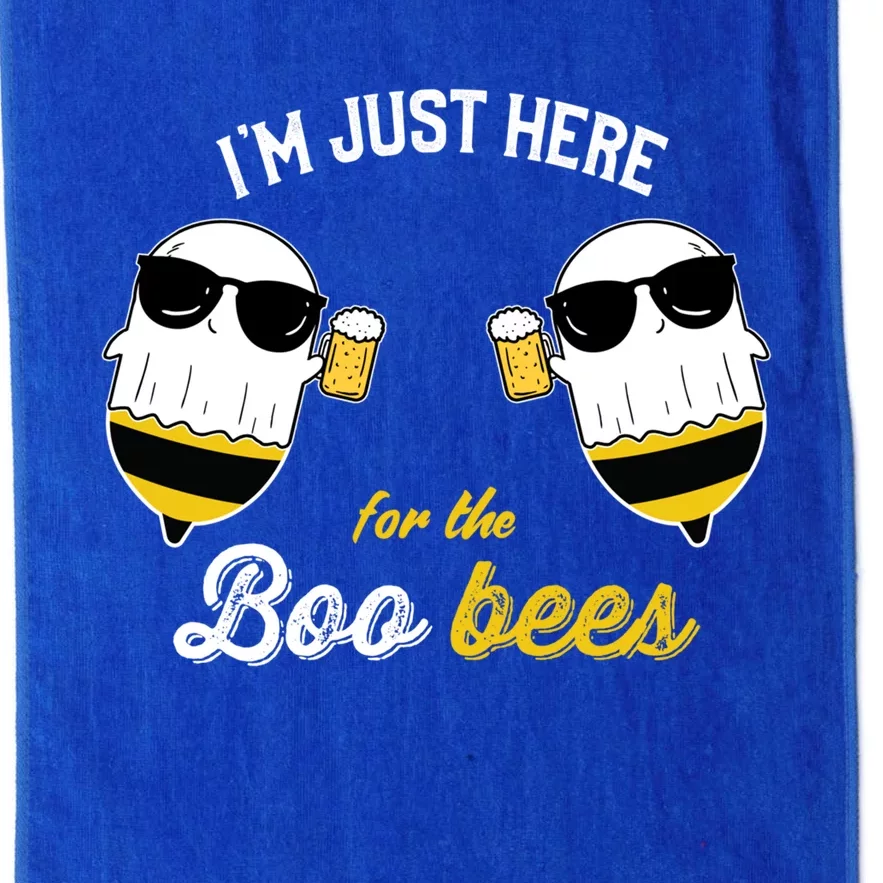 I'm Just Here For The Boo Bees Halloween Ghost Gift Platinum Collection Golf Towel