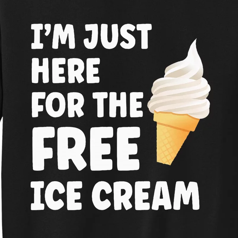 I'm Just Here For The Free Ice Cream Funny Cruise 2024 Sweatshirt