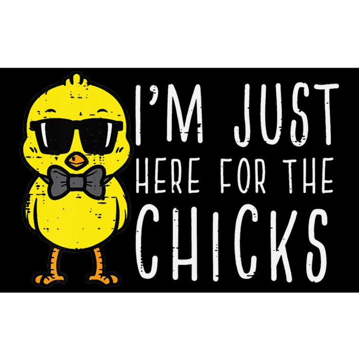 Im Just Here For The Chicks Cute Easter Bumper Sticker