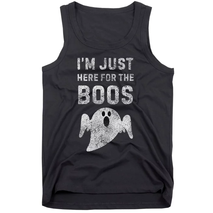 Im Just Here For The Boos Hilarious Diy Halloween Costume Tank Top