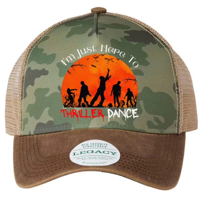 IM Just Here To Thriller Dance Zombie Dancing Moonlight Legacy Tie Dye Trucker Hat