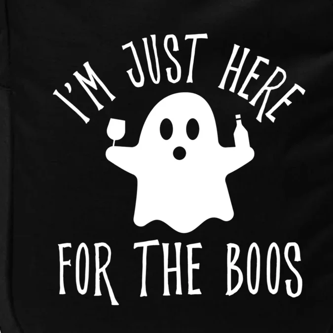 Im Just Here For The Boos Cute Drinking Squad Halloween Impact Tech Backpack