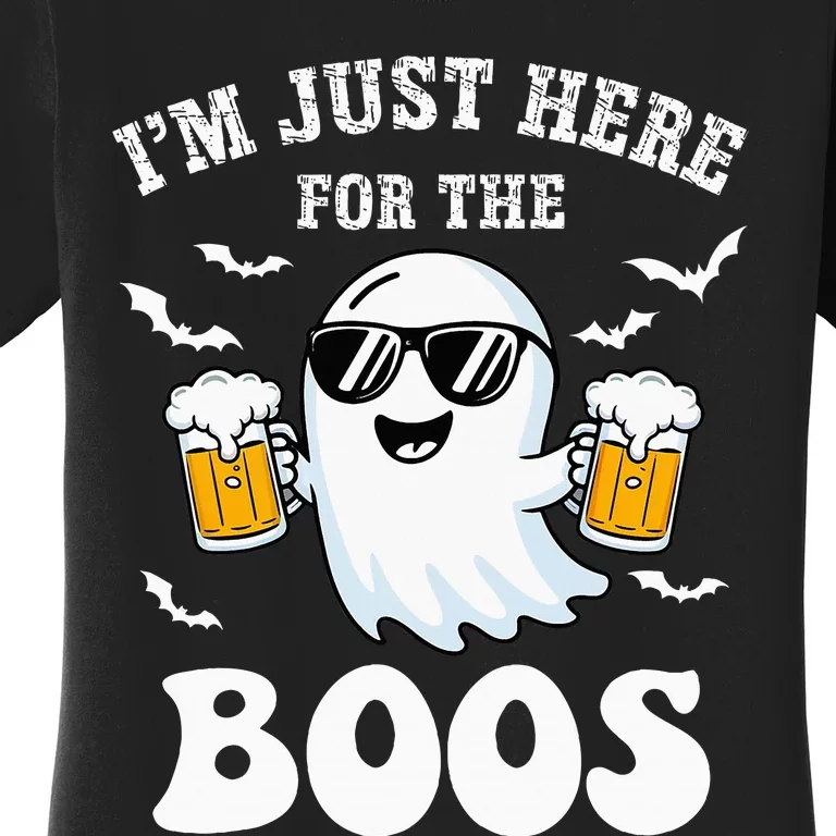 IM Just Here For The Boos Halloween Costume Women's T-Shirt