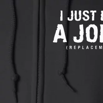 I Just Had A Joint Replacement Hip Replacement Recovery Full Zip Hoodie