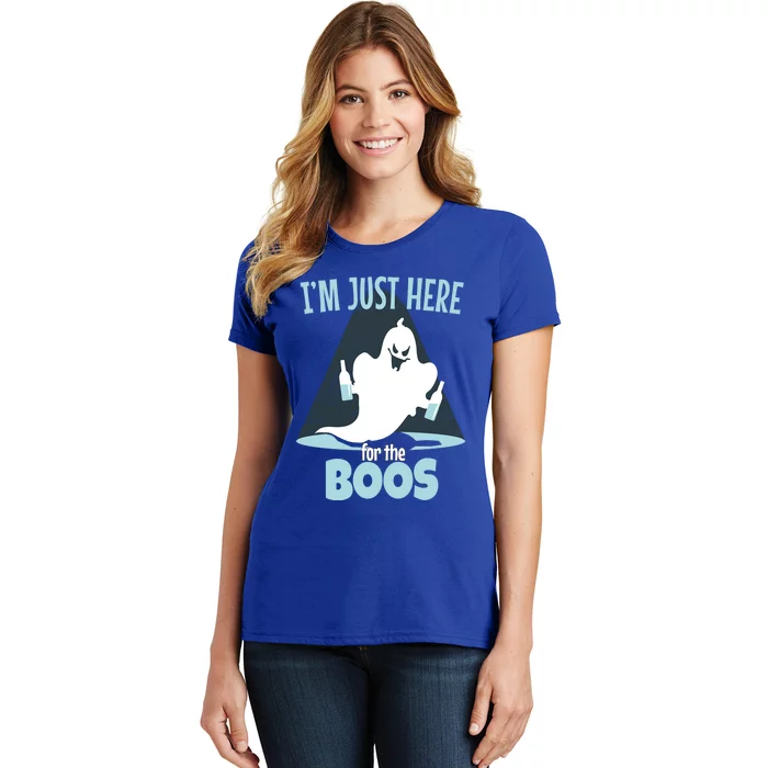 Im Just Here For The Boos Halloween Party Great Gift Women's T-Shirt