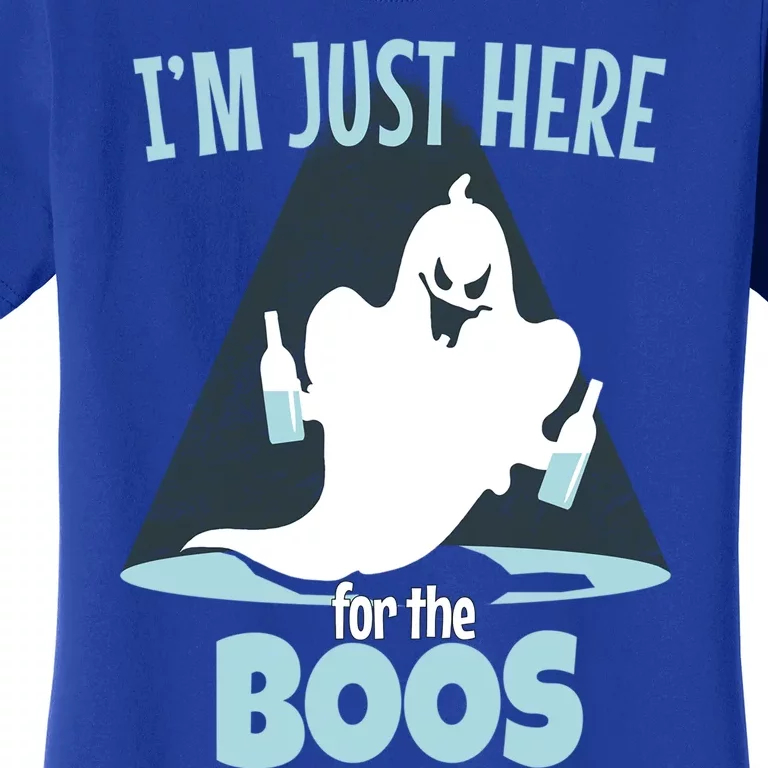 Im Just Here For The Boos Halloween Party Great Gift Women's T-Shirt