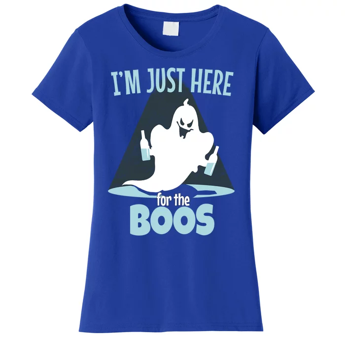 Im Just Here For The Boos Halloween Party Great Gift Women's T-Shirt