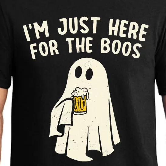 Im Just Here For The Boos Halloween Costumes Ghost Pajama Set