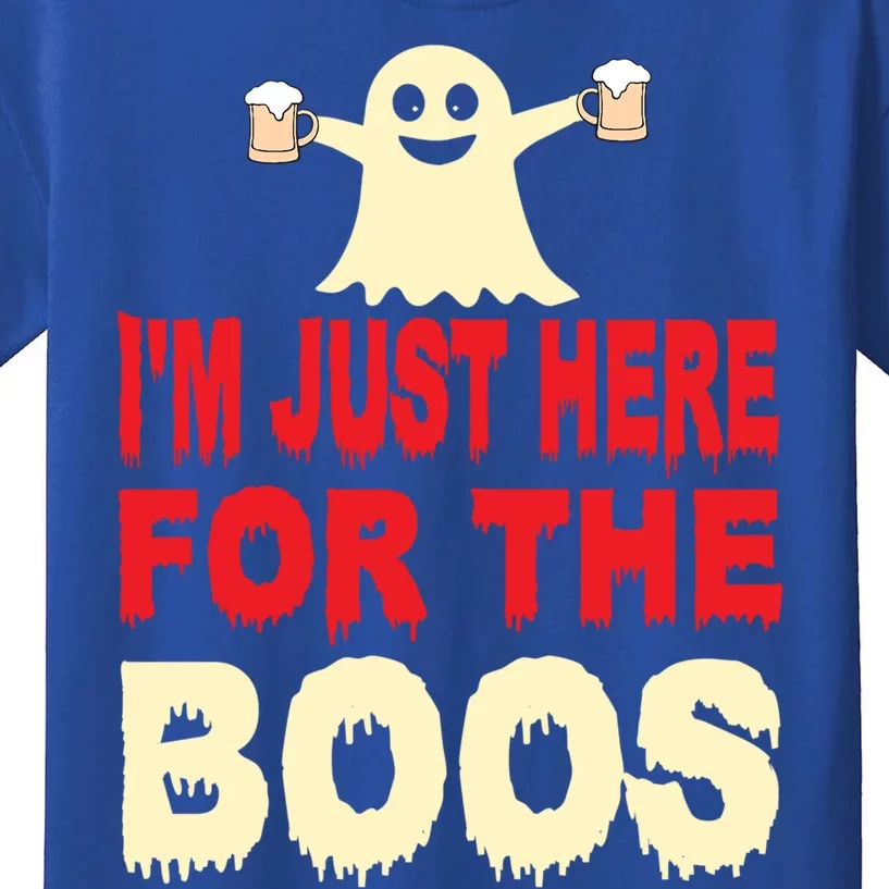 Im Just Here For The Boos Halloween Cool Gift Kids T-Shirt