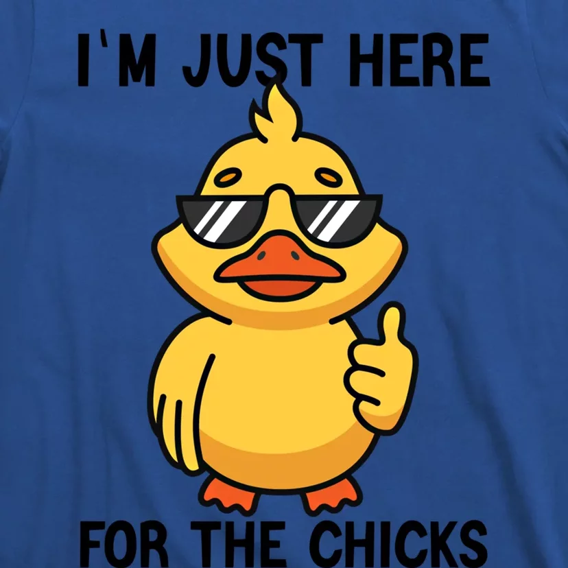 I'm Just Here For The Chicks Easter Gift T-Shirt