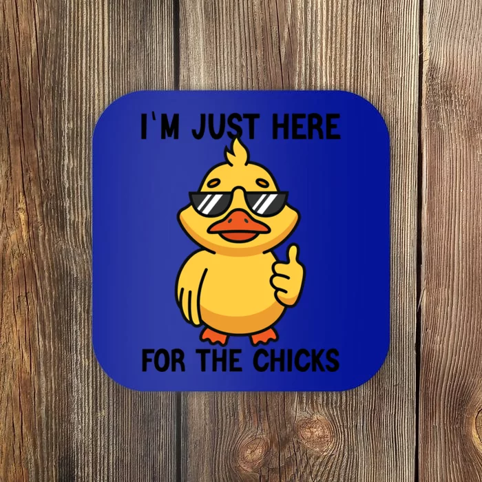 I'm Just Here For The Chicks Easter Gift Coaster