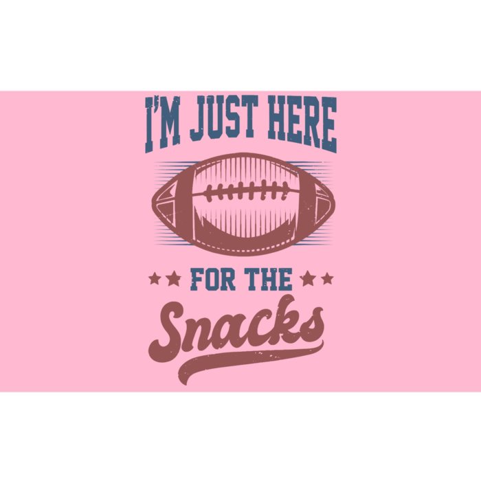 IM Just Here For The Snacks Funny Fantasy Football League Bumper Sticker