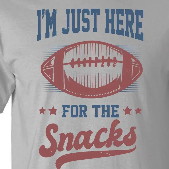 IM Just Here For The Snacks Funny Fantasy Football League Tall T-Shirt