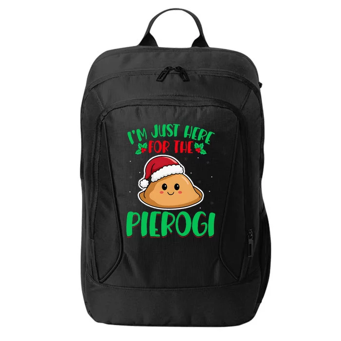 IM Just Here For The Pierogi Polish Pierogi Christmas City Backpack