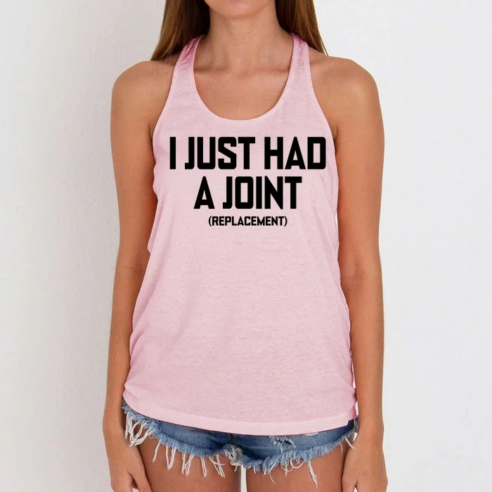 I Just Had A Joint Replacement Women's Knotted Racerback Tank