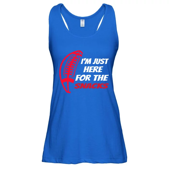 Im Just Here For The Snacks Funny Great Gift Ladies Essential Flowy Tank