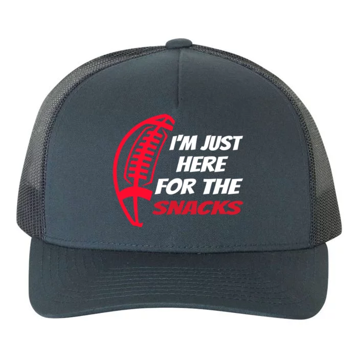 Im Just Here For The Snacks Funny Great Gift Yupoong Adult 5-Panel Trucker Hat