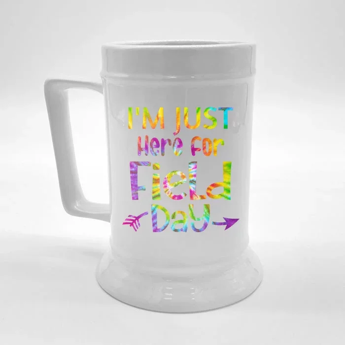 I'm Just Here For Field Day Colorful Front & Back Beer Stein