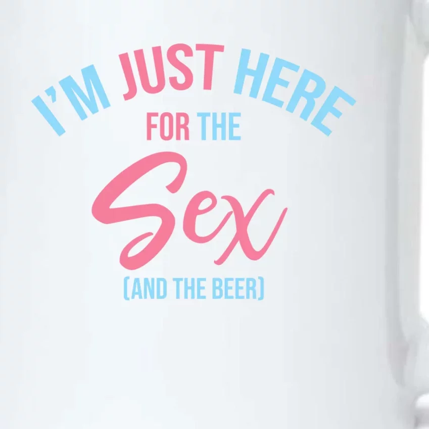 I'm Just Here For The Sex Gender Reveal Keeper Of The Gender Cool Gift Black Color Changing Mug