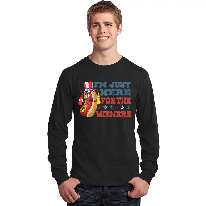 I'm Just Here For The Wieners Tall Long Sleeve T-Shirt