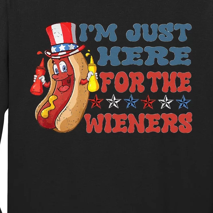 I'm Just Here For The Wieners Tall Long Sleeve T-Shirt