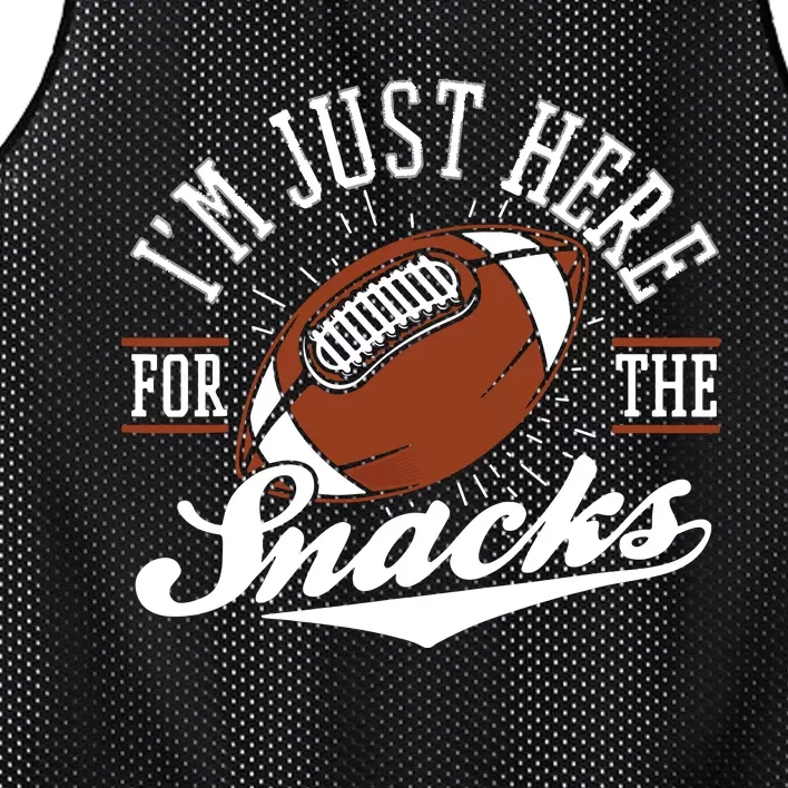 IM Just Here For The Snacks Funny Fantasy Football League Mesh Reversible Basketball Jersey Tank