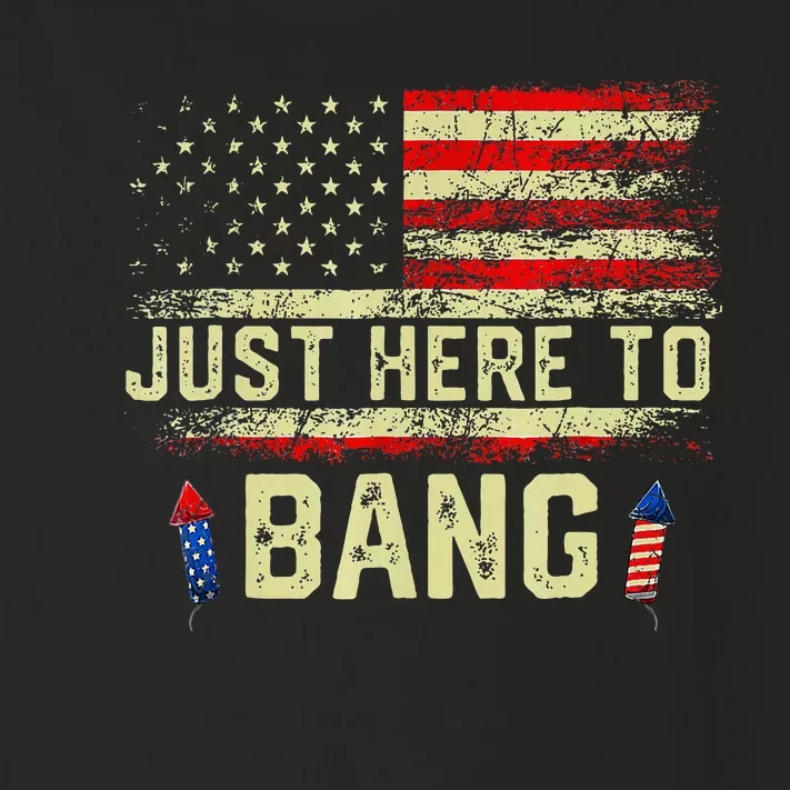 IM Just Here To Funny Bang 4th Of July Toddler Long Sleeve Shirt