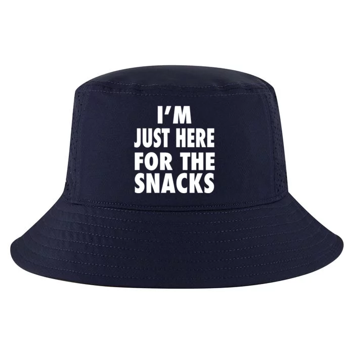 Im Just Here For The Snacks Gift Cool Comfort Performance Bucket Hat