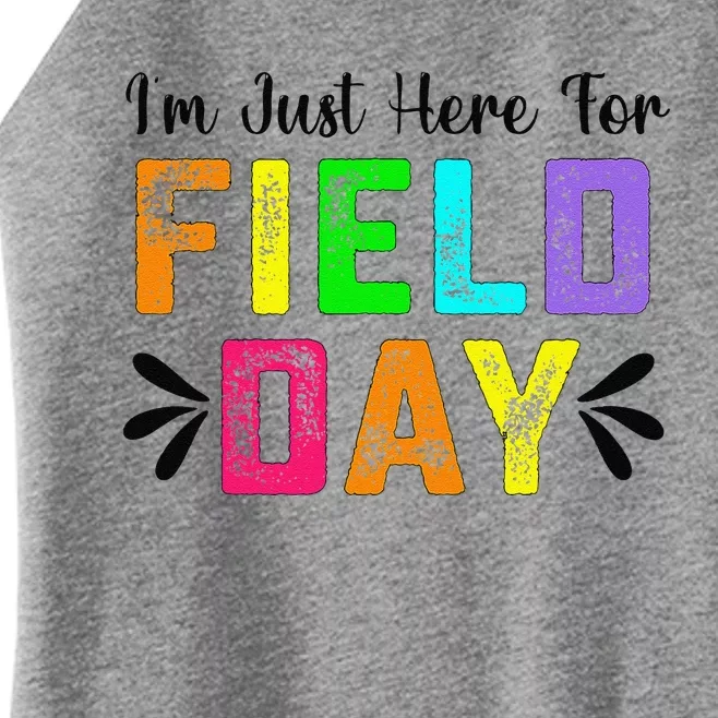 IM Just Here For Field Day 2024 Teacher Women’s Perfect Tri Rocker Tank