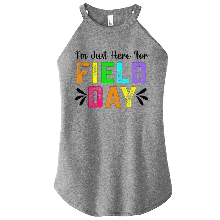 IM Just Here For Field Day 2024 Teacher Women’s Perfect Tri Rocker Tank