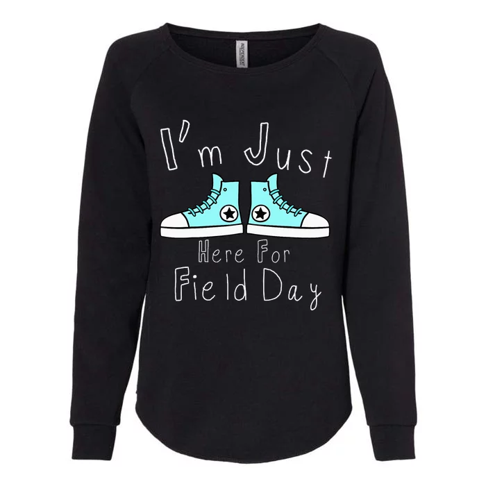 Im Just Here For Field Day School Field Day School Spirit Womens California Wash Sweatshirt