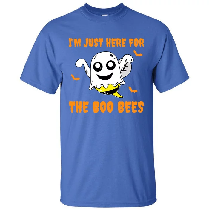 Im Just Here For The Boo Bees Halloween Gift Tall T-Shirt