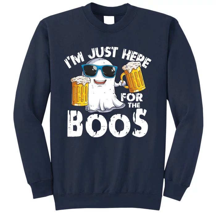 Im Just Here For The Boos Beer Ghost Halloween Sweatshirt