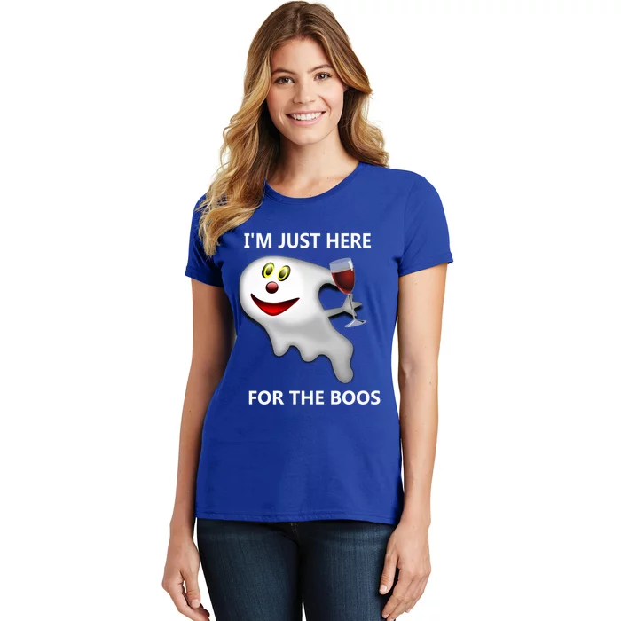 Im Just Here For The Boos Cool Gift Women's T-Shirt