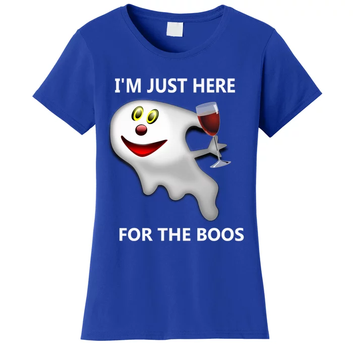 Im Just Here For The Boos Cool Gift Women's T-Shirt