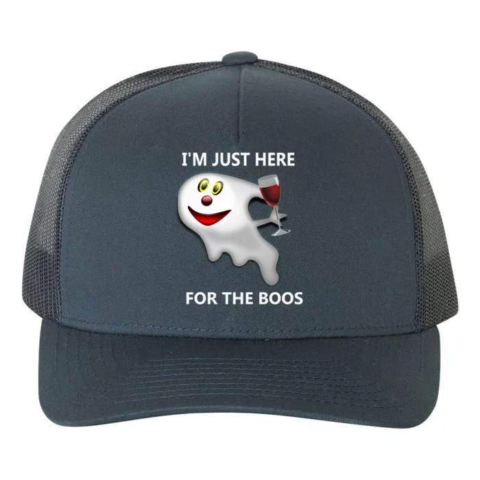 Im Just Here For The Boos Cool Gift Yupoong Adult 5-Panel Trucker Hat