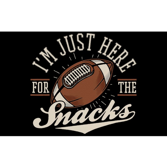 IM Just Here For The Snacks Funny Fantasy Football League Gift Bumper Sticker