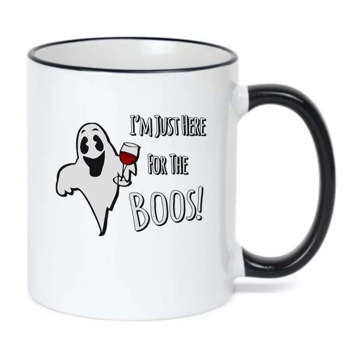 Im Just Here For The Boos Gift Black Color Changing Mug