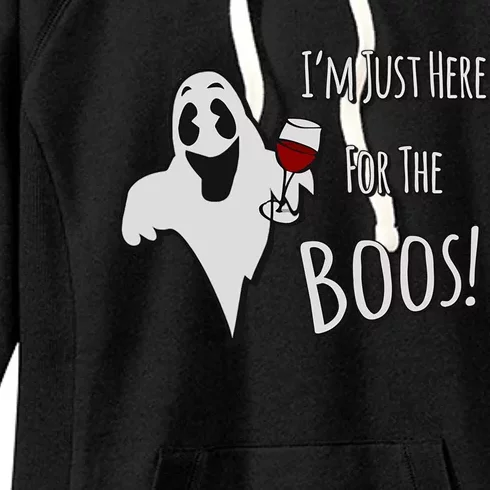 Im Just Here For The Boos Gift Women's Fleece Hoodie