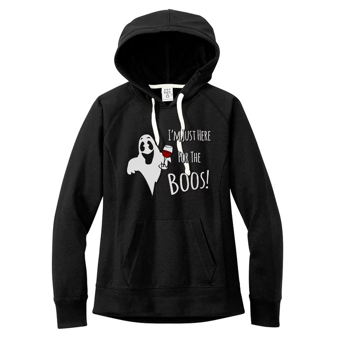 Im Just Here For The Boos Gift Women's Fleece Hoodie