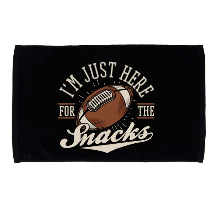 IM Just Here For The Snacks Fantasy Football League Microfiber Hand Towel