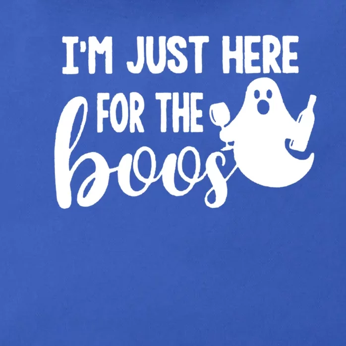 Im Just Here For The Boos Halloween Ing Ghost Cool Gift Zip Tote Bag