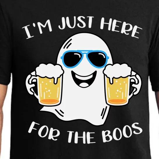 I’M Just Here For The Boos Costume Funny Halloween Meaningful Gift Pajama Set