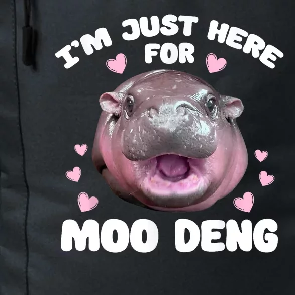 IM Just Here For The Moo Deng Daily Commute Backpack