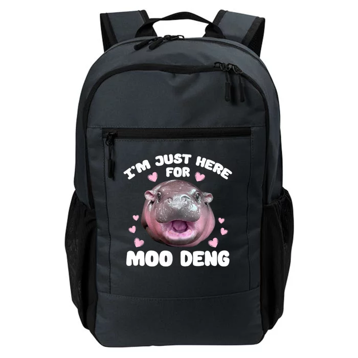 IM Just Here For The Moo Deng Daily Commute Backpack