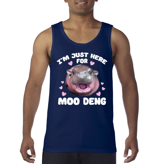 IM Just Here For The Moo Deng Tank Top