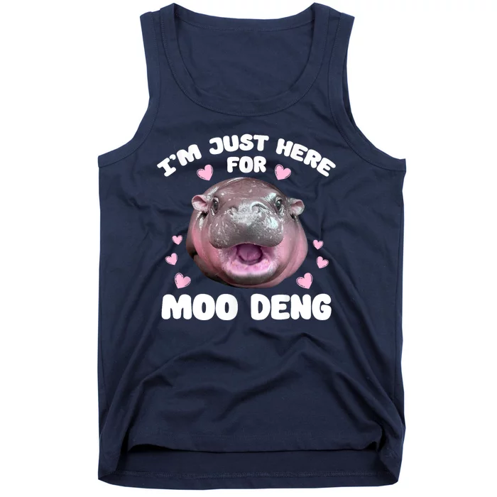 IM Just Here For The Moo Deng Tank Top