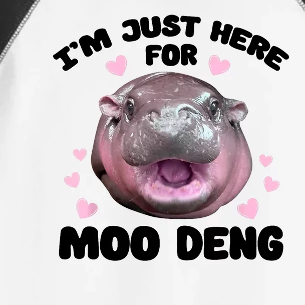 IM Just Here For The Moo Deng Toddler Fine Jersey T-Shirt