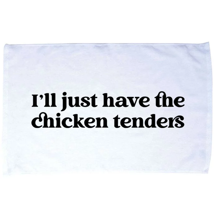 ILl Just Have The Chicken Tenders Christmas Chicken Nugget Microfiber Hand Towel